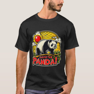 T-SHIRT PANDA GÉANT-M'ENREGISTRER 12