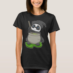 T-shirt Panda Halloween sorcière potion magique