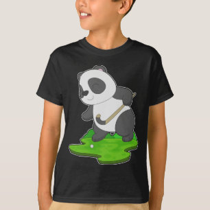 T-shirt Panda Hockey bâton