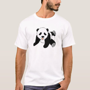 T-shirt Panda idiot