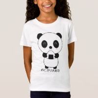 Panda japonais Kawaii avec Onigiri