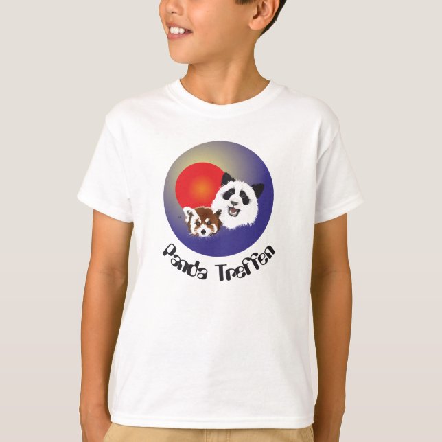 T-shirt Panda Meeting (Devant)