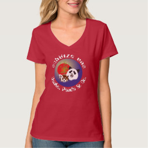 T-shirt Panda Meeting