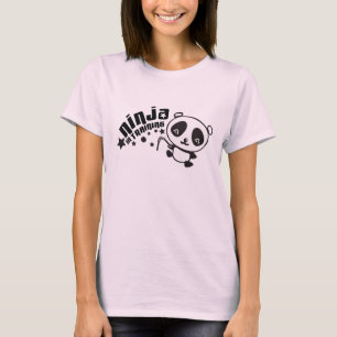 T-shirt Panda mignon Ninja dans la formation