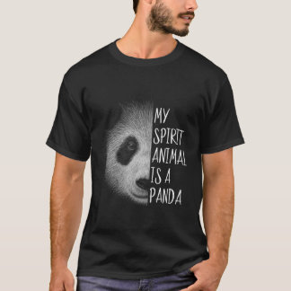 T-shirt Panda My Spirit Animal Inspiré crayon Art Panda-B