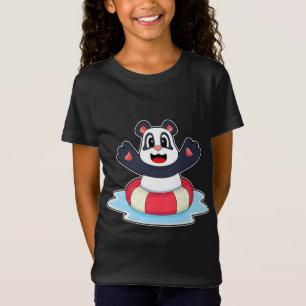 T-Shirt Panda natation Lifebuoy