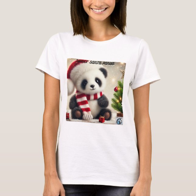 T-Shirt Panda Noël (Devant)