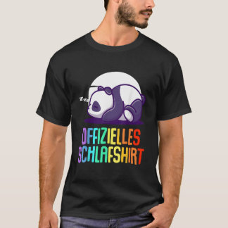 T-shirt Panda Officiel Ours Panda Sommeil