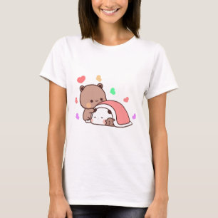 T-shirt Panda ours couple, Cute bubu et dudu câlins amour