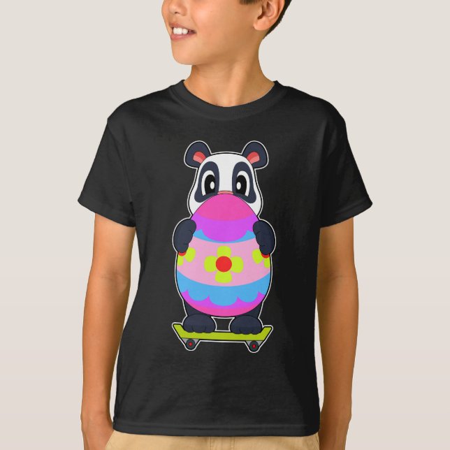 T-shirt Panda Paster Skate (Devant)