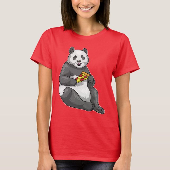 T-shirt Panda Pizza (Devant)