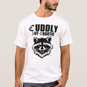 T-shirt Panda Poubelle Gothique Mignon Mais Chaotique