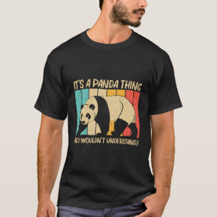 T-shirt Panda Pour Animal Ours Panda