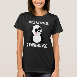 T-shirt Panda Pour Hommes Femmes Ours Nounours Noir Blanc 