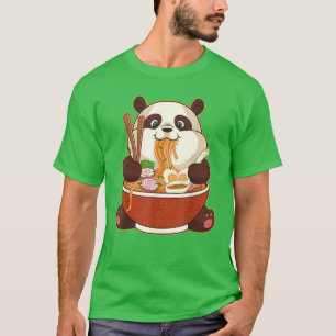 T-shirt PANDA POURVUE DE RAMEN  Rampe de consommation de p