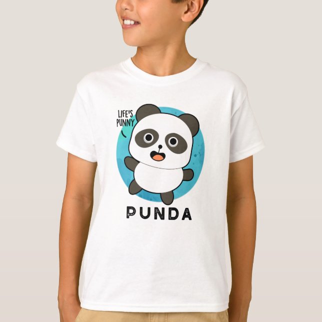 T-shirt Panda Pun Animal Punda Funny (Devant)