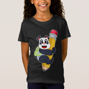 T-Shirt Panda Pupil Pencil