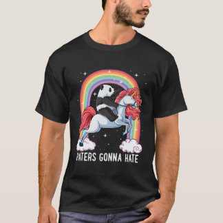 T-shirt Panda Riding Unicorn Ers Gonna E Pandicorn