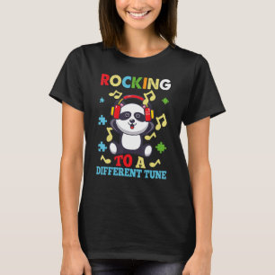 T-shirt Panda Rocking À Une Autre Sensibilisation sur l'au