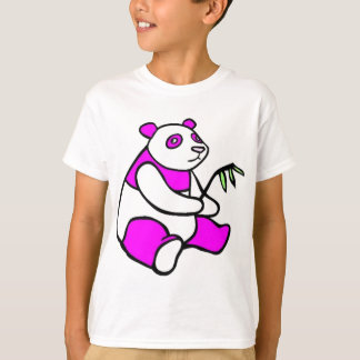 T-shirt Panda rose