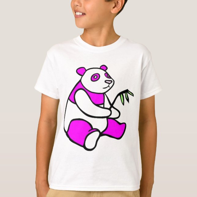 T-shirt Panda rose (Devant)