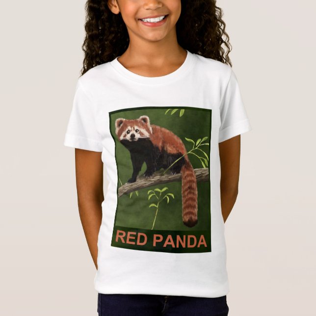 T-Shirt Panda rouge (Devant)
