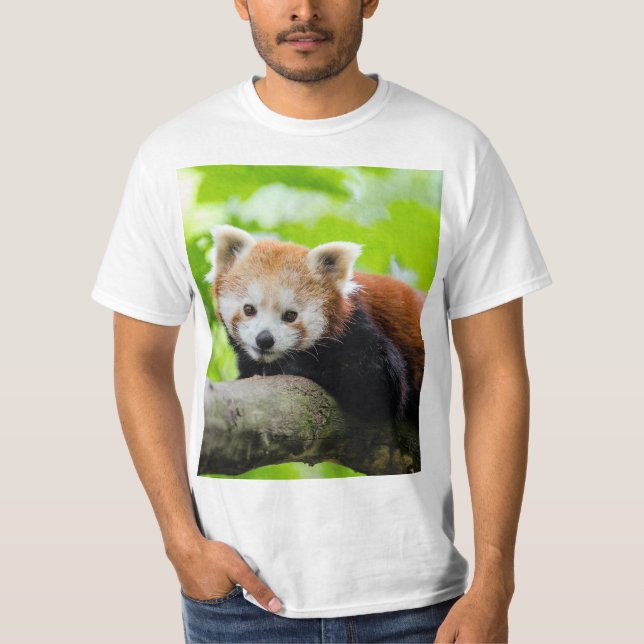 T-shirt Panda rouge (Devant)