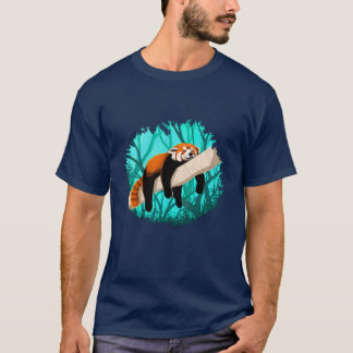 T-shirt Panda rouge