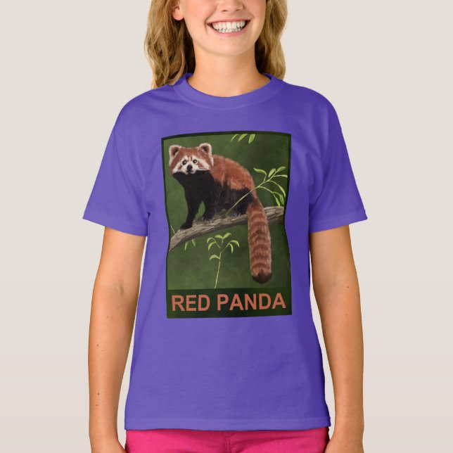T-shirt Panda rouge (Devant)