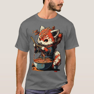 T-shirt Panda rouge2