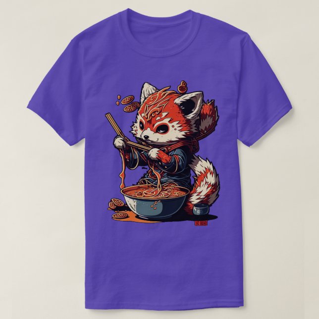 T-shirt Panda rouge4 (Design devant)
