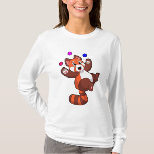 T-shirt Panda rouge à Juggle Circus.PNG