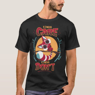 T-shirt Panda rouge honnête - Animal drôle
