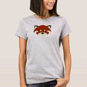 T-shirt Panda rouge mignonne