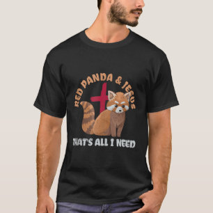 T-shirt Panda Rouge Pour Un Expert Panda Rouge