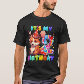 T-shirt Panda roux 2 ans JE SUIS 2