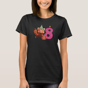 T-shirt Panda roux 8ème anniversaire  Pandas roux Animal  