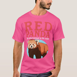 T-shirt Panda roux animal le plus cool Famille des pandas