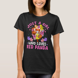 T-shirt Panda roux Citation de Panda roux pour les fil
