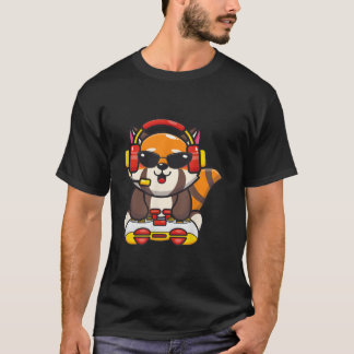 T-shirt Panda roux joueur Pandas roux Animal