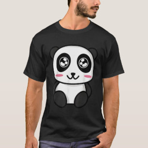 T-shirt Panda style japonais Kawaii Anime Panda