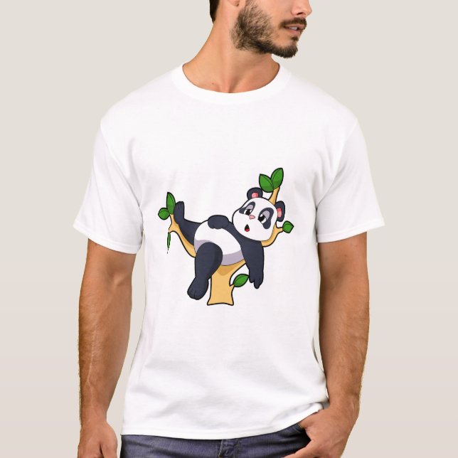 T-shirt Panda sur arbre (Devant)