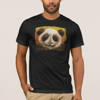 T-shirt Panda sur le noir