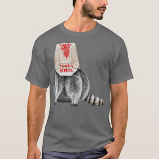 T-shirt Panda Trash