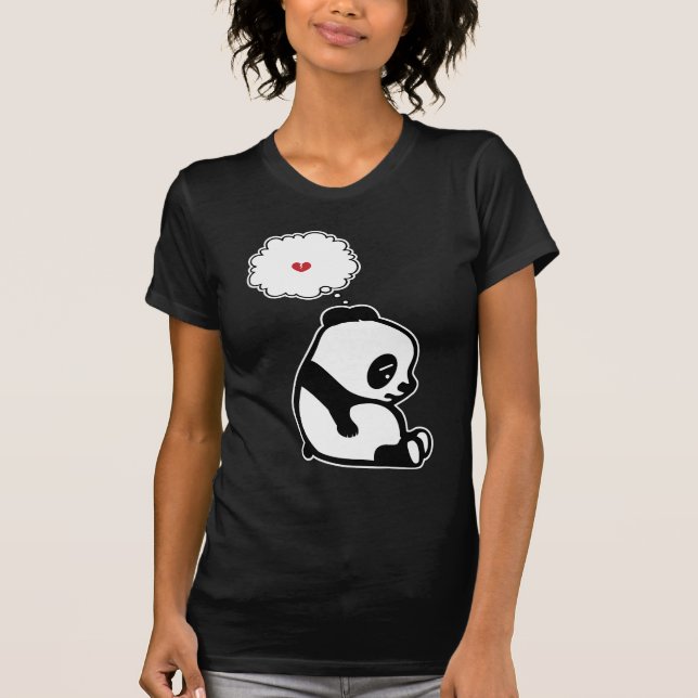 T-shirt Panda triste (Devant)