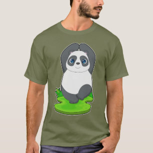 T-shirt Panda Yoga Fitness Gymnastique