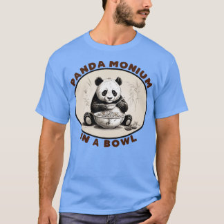 T-shirt PandaMonium dans un bol