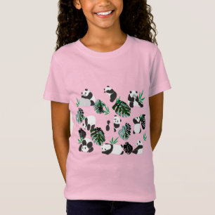 T-Shirt Pandas dans la jungle
