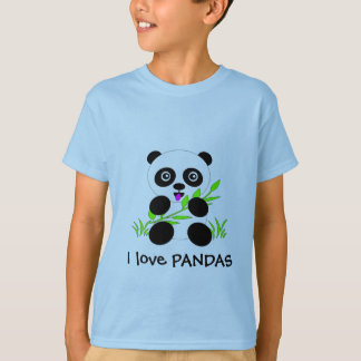 T-Shirt PANDAS Liebe des Panda-Bären I