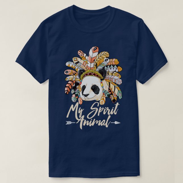 T-shirt Pandas Sont Mon Esprit Animal Drôle Panda Ours Cad (Design devant)
